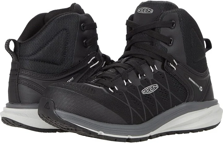 KEEN Utility Vista Energy Mid (Comp Toe) Women's Shoes Vapor/Black : 9 B - Medium, Synthetic