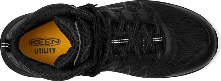 KEEN Utility Vista Energy Mid ESD Men's Work Boots Black/Black : 9.5 D - Medium - Image 2