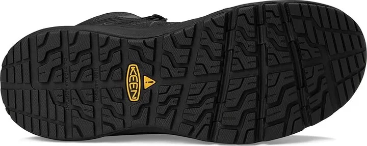 KEEN Utility Vista Energy Mid ESD Men's Work Boots Black/Black : 9.5 D - Medium - Image 3