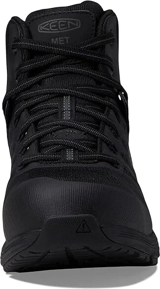 KEEN Utility Vista Energy Mid Int. Met Comp Toe Men's Shoes Black/Raven : 7.5 D - Medium, Synthetic/Textile - Image 2