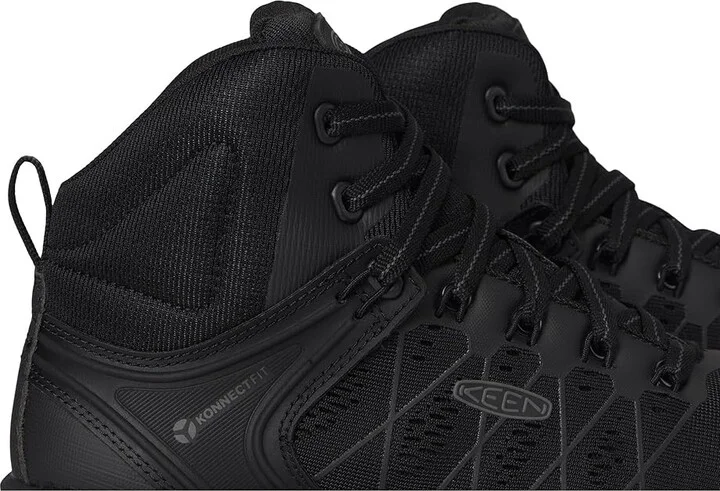 KEEN Utility Vista Energy Mid Internal Met (Comp Toe) Women's Shoes Black/Raven : 9.5 D - Wide, Synthetic/Textile - Image 7