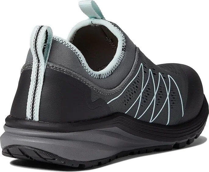KEEN Utility Vista Energy Shift EH (Comp Toe) Women's Shoes Steel Grey/Blue Glass : 9.5 D - Wide - Image 4