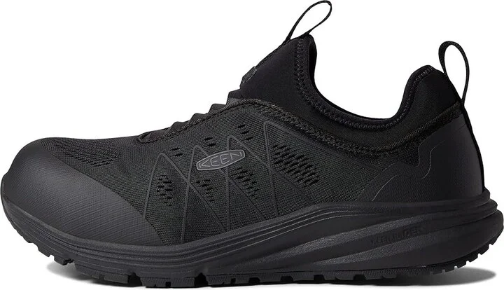 KEEN Utility Vista Energy Shift ESD (Comp Toe) Men's Shoes Black/Black : 9.5 EE - Wide, Synthetic/Textile - Image 6