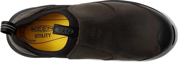 KEEN Utility Vista Energy+ Shift ESD (Comp Toe) Men's Shoes Coffee Bean/Black : 7.5 D - Medium, Leather - Image 2