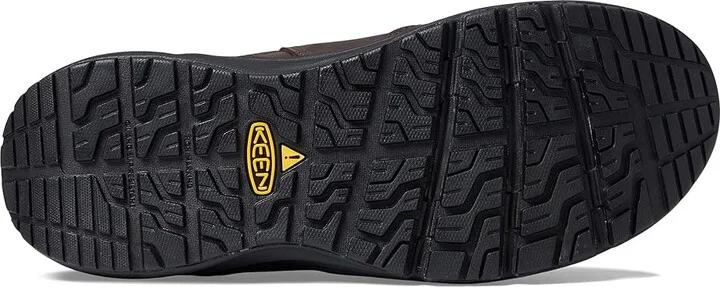 KEEN Utility Vista Energy+ Shift ESD (Comp Toe) Men's Shoes Coffee Bean/Black : 7.5 D - Medium, Leather - Image 3