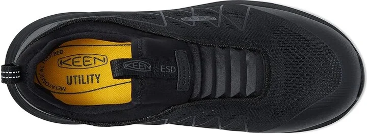 KEEN Utility Vista Energy Shift ESD (Comp Toe) Women's Shoes Black/Black : 9.5 B - Medium - Image 2