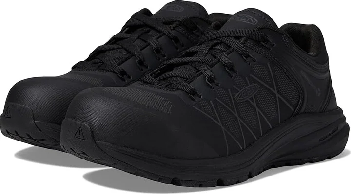 KEEN Utility Vista Energy XT (Comp Toe) Women's Work Boots Black/Raven : 7.5 B - Medium