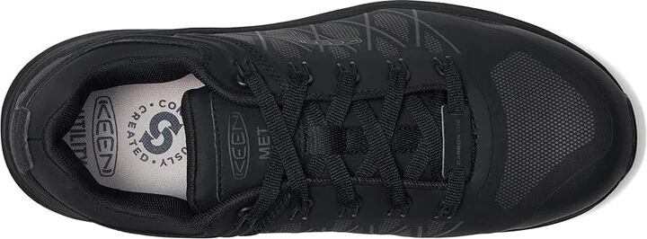 KEEN Utility Vista Energy XT Work Sneaker INT MET (Carbon Toe) Men's Industrial Shoes Black/Magnet : 7.5 D - Medium, Synthetic/Textile - Image 2