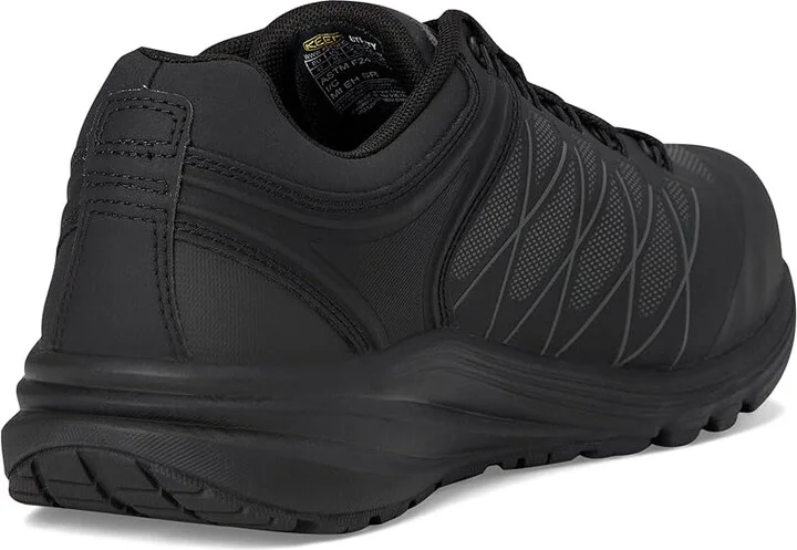 KEEN Utility Vista Energy XT Work Sneaker INT MET (Carbon Toe) Men's Industrial Shoes Black/Magnet : 7.5 D - Medium, Synthetic/Textile - Image 4