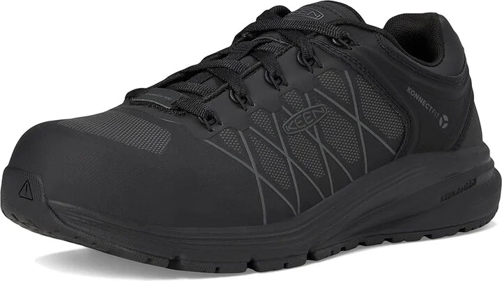 KEEN Utility Vista Energy XT Work Sneaker INT MET (Carbon Toe) Men's Industrial Shoes Black/Magnet : 7.5 D - Medium, Synthetic/Textile - Image 5