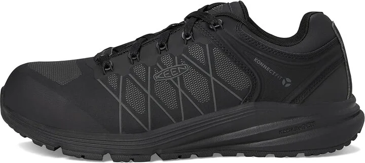 KEEN Utility Vista Energy XT Work Sneaker INT MET (Carbon Toe) Men's Industrial Shoes Black/Magnet : 7.5 D - Medium, Synthetic/Textile - Image 6