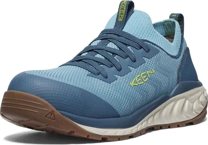 KEEN Utility Women's Arvada Shift Low Height Composite Toe Breathable Comfortable Slip On Work Sneakers