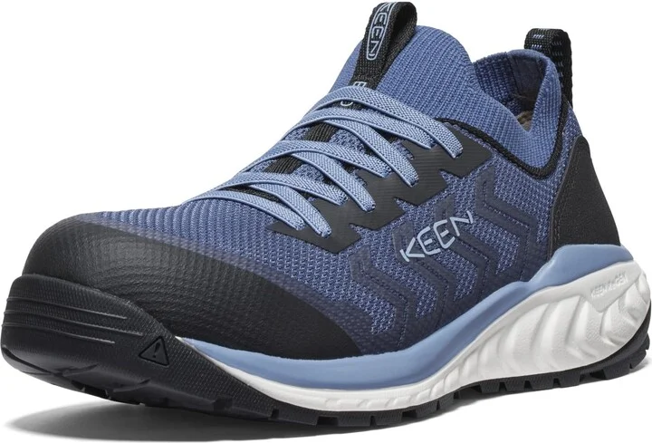 KEEN Utility Women's Arvada Shift Low Height Composite Toe ESD Comfortable Slip On Work Sneakers