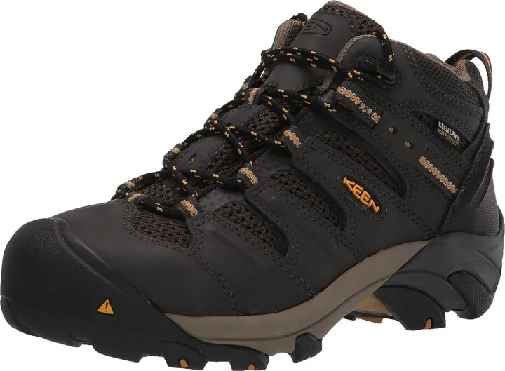 KEEN Utility Women's Lansing Mid Height Steel Toe Waterproof Work Boots