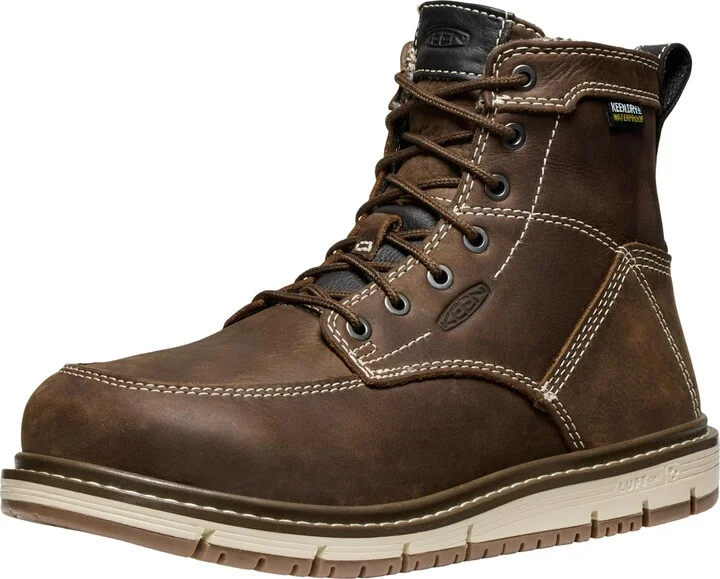 KEEN Utility Women's San Jose 6" Alloy Toe Waterproof Wedge Work Boots