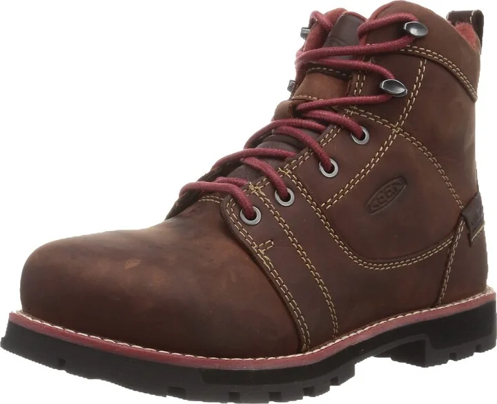 KEEN Utility womens Seattle 6Â” Alloy Toe Waterproof Work Boots