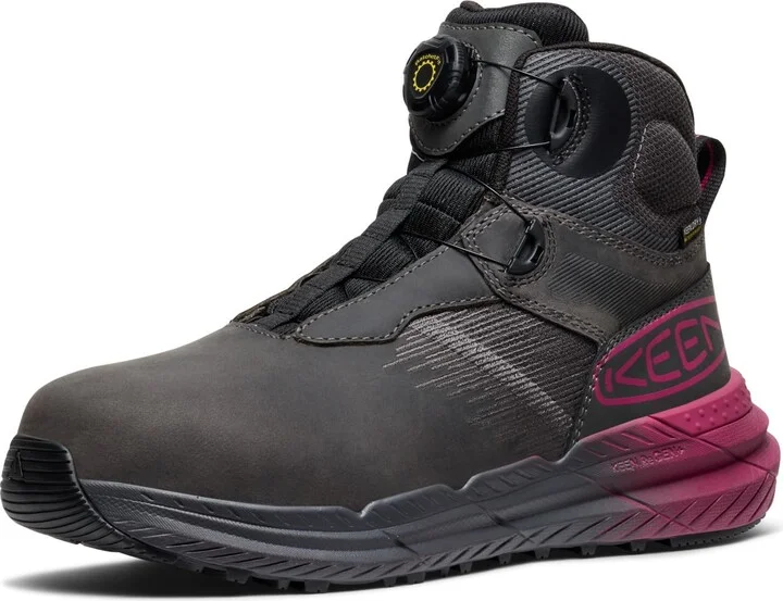 KEEN Utility Women's Snapline 6” Composite Toe Waterproof Ratchet Lacing Secure Durable Work Boots