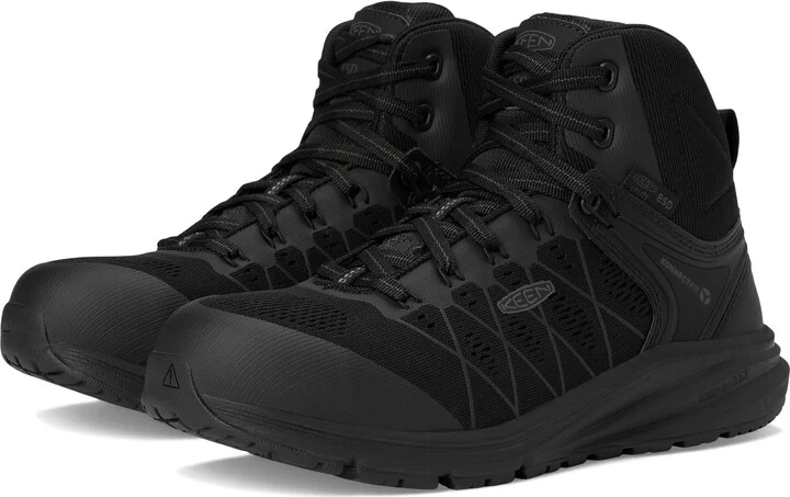 KEEN Utility Women's Vista Energy Mid Height Composite Toe ESD Industrial Work Sneakers