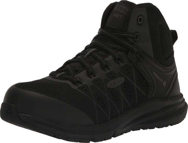 KEEN Utility Women's Vista Energy Mid Height Composite Toe Internal Metatarsal Guard Industrial Work Boots