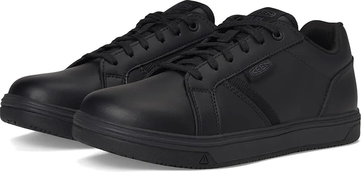 KEEN Utility WTX Kenton Work Shoe (Soft Toe) Men's Work Boots Black/Black : 7 D - Medium, Leather