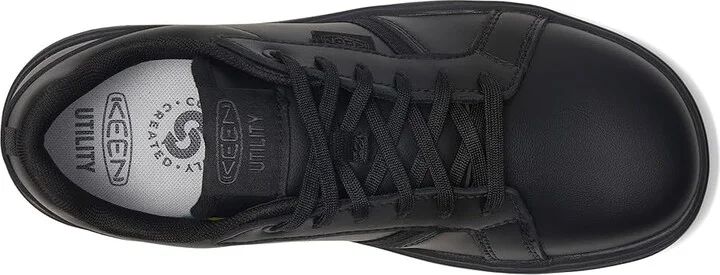 KEEN Utility WTX Kenton Work Shoe (Soft Toe) Women's Industrial Shoes Black/Black : 8 B - Medium, Leather - Image 2
