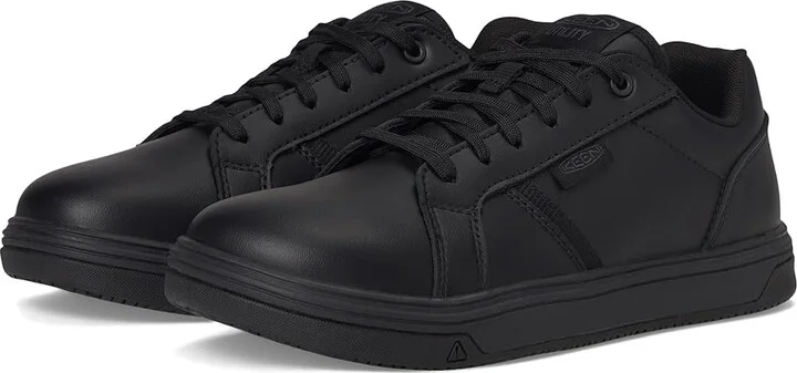 KEEN Utility WTX Kenton Work Shoe (Soft Toe) Women's Industrial Shoes Black/Black : 8 B - Medium, Leather