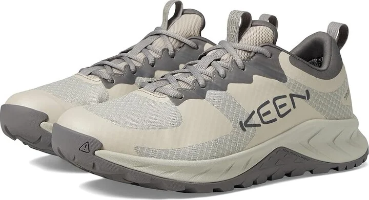 KEEN Versacore Breathable Comfortable Waterproof Men's Climbing Shoes Silver Lining/Scarlet Ibis : 8 D - Medium, Rubber