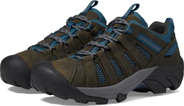 KEEN Voyageur Men's Shoes Alcatraz/Legion Blue : 9.5 D - Medium, Leather/Synthetic