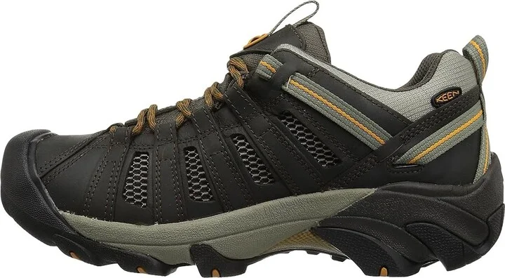 KEEN Voyageur Men's Shoes Black Olive/Inca Gold : 15 D - Medium, Leather/Synthetic - Image 7