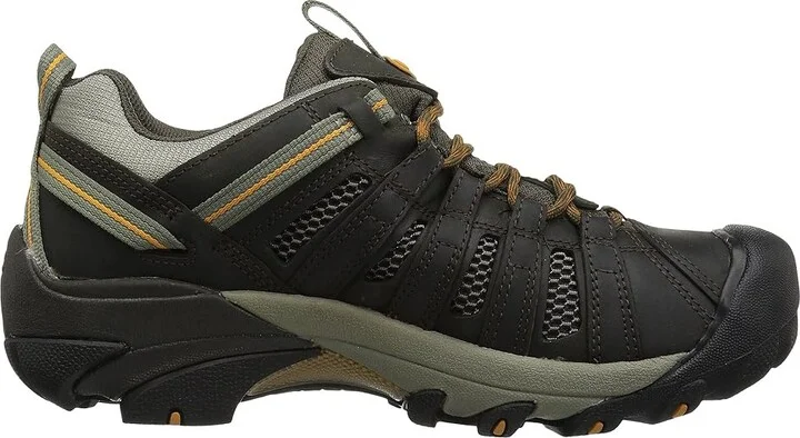 KEEN Voyageur Men's Shoes Black Olive/Inca Gold : 15 D - Medium, Leather/Synthetic - Image 8
