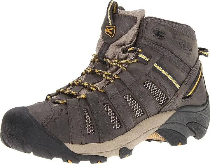 KEEN Voyageur Mid Men's Hiking Boots Raven/Tawny Olive : 7 D - Medium, Leather/Synthetic - Image 2