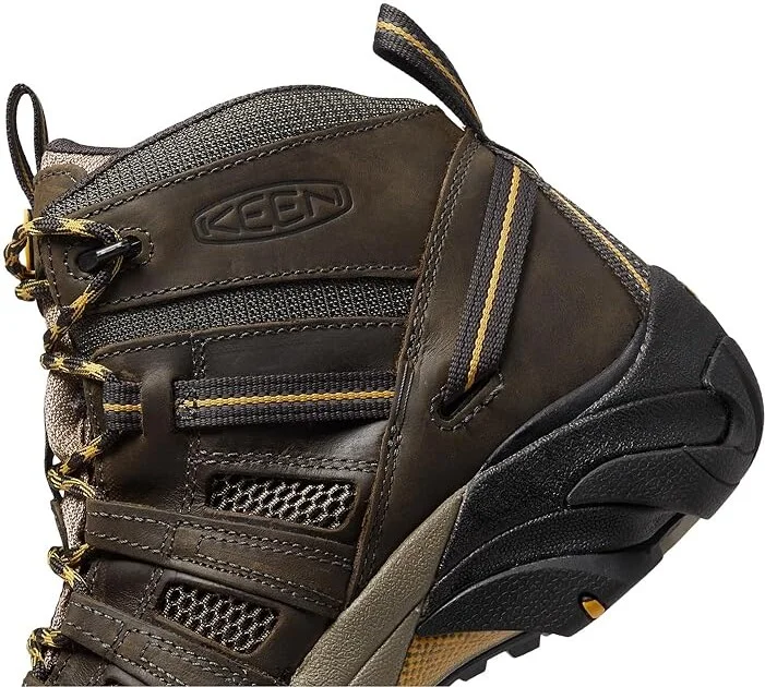 KEEN Voyageur Mid Men's Hiking Boots Raven/Tawny Olive : 7 D - Medium, Leather/Synthetic - Image 5
