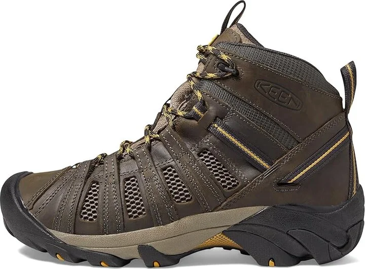 KEEN Voyageur Mid Men's Hiking Boots Raven/Tawny Olive : 7 D - Medium, Leather/Synthetic - Image 7