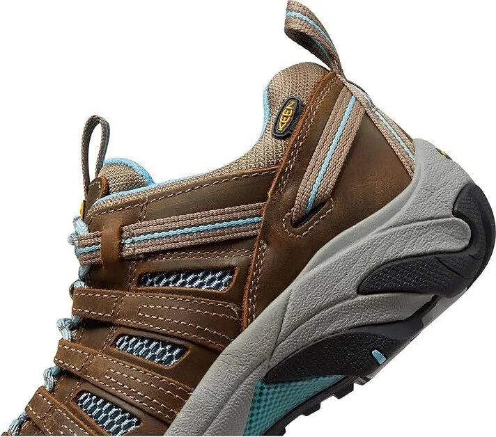 KEEN Voyageur Women's Shoes Brindle/Alaskan Blue : 8 B - Medium, Leather - Image 5