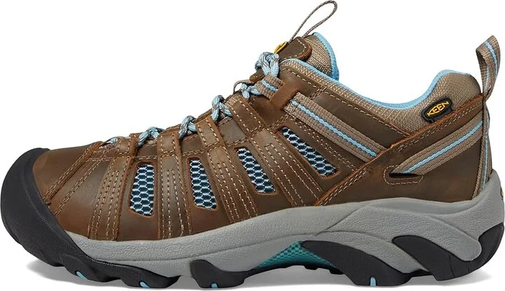 KEEN Voyageur Women's Shoes Brindle/Alaskan Blue : 8 B - Medium, Leather - Image 7