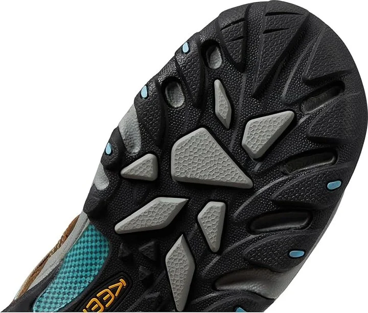 KEEN Voyageur Women's Shoes Brindle/Alaskan Blue : 8 B - Medium, Leather - Image 8