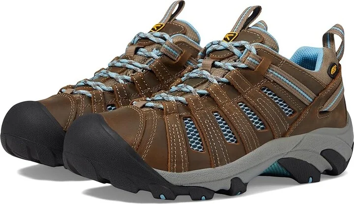 KEEN Voyageur Women's Shoes Brindle/Alaskan Blue : 8 B - Medium, Leather