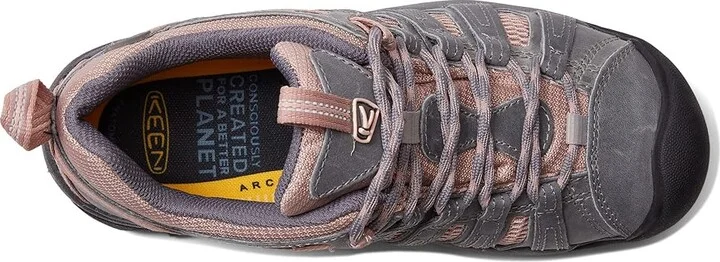 KEEN Voyageur Women's Shoes Drizzle/Fawn : 5.5 B - Medium, Leather - Image 2