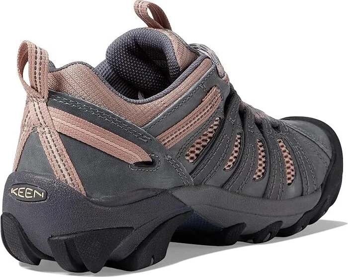 KEEN Voyageur Women's Shoes Drizzle/Fawn : 5.5 B - Medium, Leather - Image 4