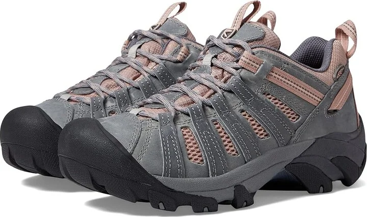 KEEN Voyageur Women's Shoes Drizzle/Fawn : 5.5 B - Medium, Leather