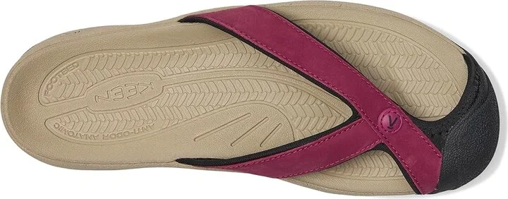 KEEN Waimea TG Women's Shoes Beaujolais : 10.5 B - Medium, Leather - Image 2