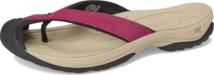 KEEN Waimea TG Women's Shoes Beaujolais : 10.5 B - Medium, Leather - Image 5