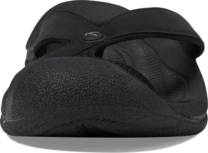KEEN Waimea TG Women's Shoes Black/Black : 10 B - Medium, Leather - Image 2