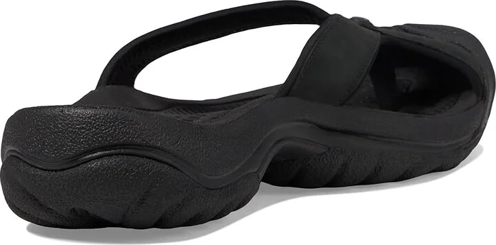 KEEN Waimea TG Women's Shoes Black/Black : 10 B - Medium, Leather - Image 4