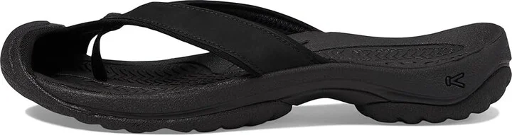 KEEN Waimea TG Women's Shoes Black/Black : 10 B - Medium, Leather - Image 5