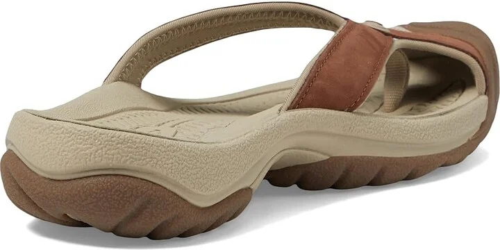 KEEN Waimea TG Women's Shoes Sorrel Horse/Plaza Taupe : 9.5 B - Medium, Leather - Image 4