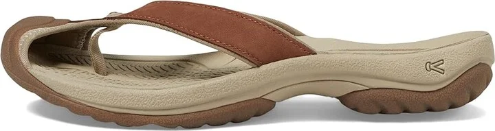 KEEN Waimea TG Women's Shoes Sorrel Horse/Plaza Taupe : 9.5 B - Medium, Leather - Image 5