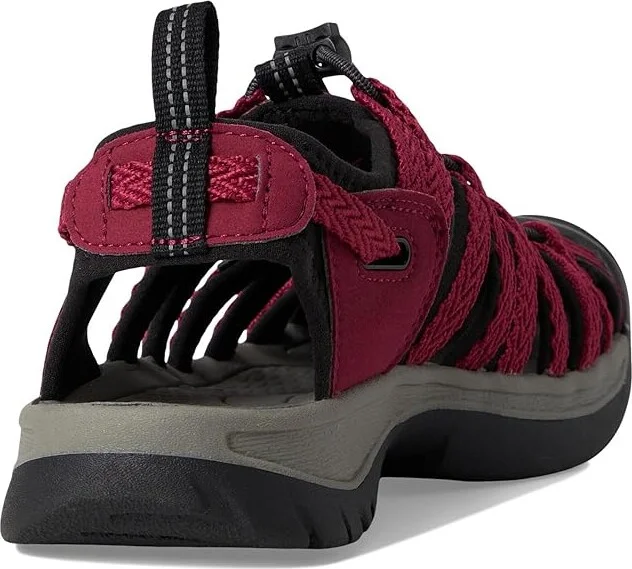 KEEN Whisper Women's Sandals Beaujolais/Black : 9 B - Medium, Textile - Image 4