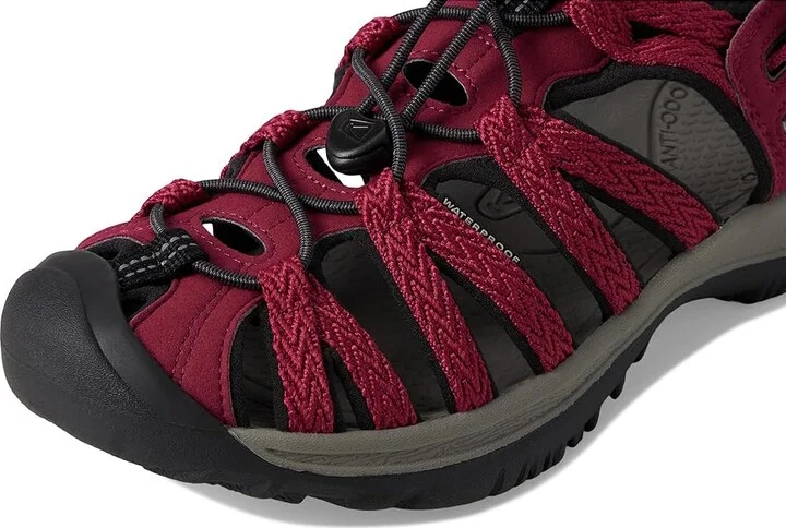 KEEN Whisper Women's Sandals Beaujolais/Black : 9 B - Medium, Textile - Image 7