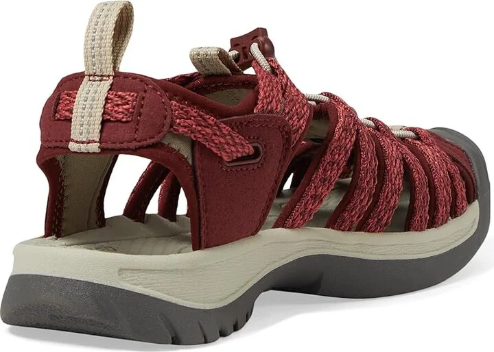 KEEN Whisper Women's Sandals Cayenne/Fired Brick : 5.5 B - Medium, Textile - Image 4